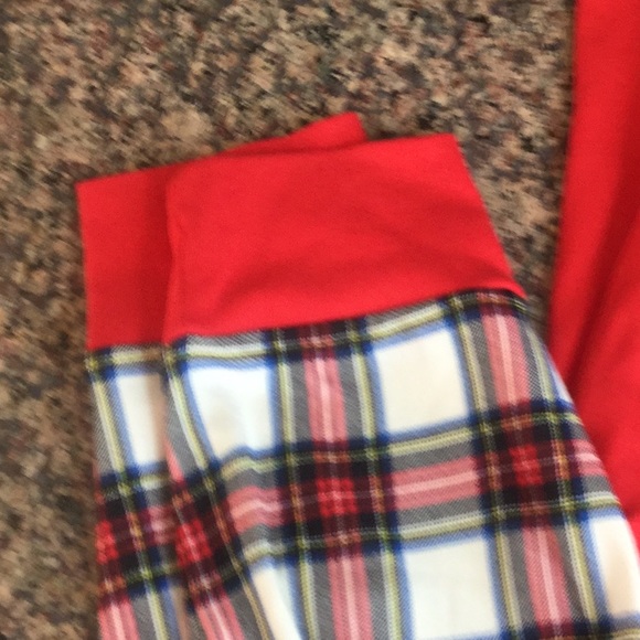 JCrew NWT pajama set Tartan Holiday Crew elastic waist - Picture 4 of 9